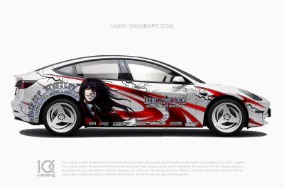 Joker Car Wraps JK-39 Made With Top 3M Vinyl - 10KWRAPS