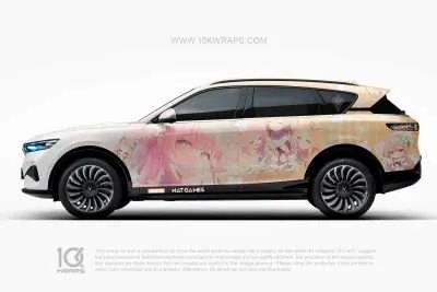 Girls' Frontline Anime Car Wraps Made With Top 3M Vinyl