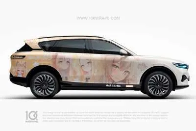 Girls' Frontline Anime Car Wraps Made With Top 3M Vinyl