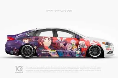 Blue Archive Anime Car Wraps 01 Made With Top 3M Vinyl