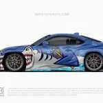 Waves Car Wraps 01 Made With Top 3M Vinyl - 10KWRAPS