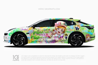 Love Live! Anime Car Wraps Made With Top 3M Vinyl - 10KWRAPS