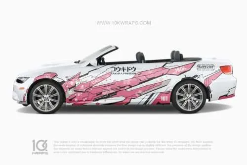 Gundam Anime Car Wraps 16 Made With Top 3MVinyl-10KWRAPS
