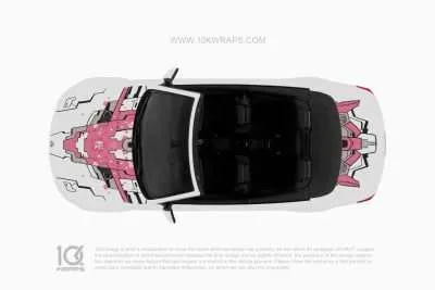 Gundam Anime Car Wraps 16 Made With Top 3MVinyl-10KWRAPS
