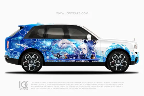 Genshin Impact Car Wraps 22 Made With Top 3MVinyl-10KWRAPS