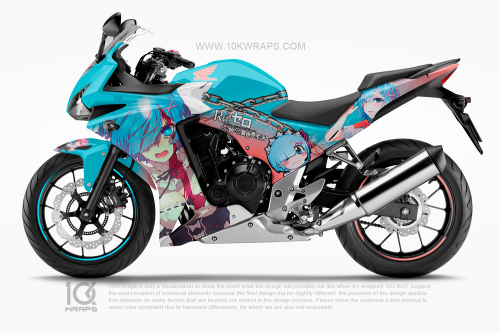 BDZ Broly Moto ITASHA Wrap MT-61 Made With Top 3M Vinyl