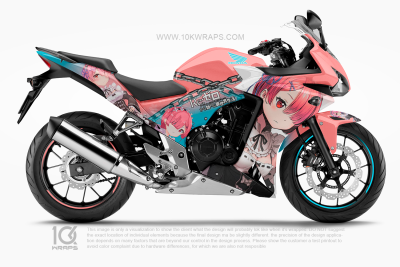 BDZ Broly Moto ITASHA Wrap MT-61 Made With Top 3M Vinyl
