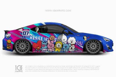 Hulk Comics Car Wraps 02 Made With Top 3M Vinyl - 10KWRAPS