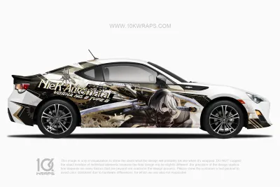 Custom Design Car Wrap - 10K Wraps | Itasha Car Wrap