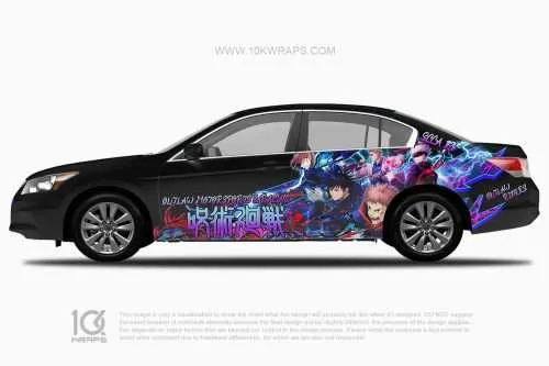 KURUMI Tokisaki Car Wraps Made With Top 3MVinyl-10KWRAPS