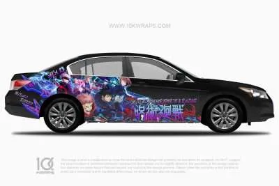 KURUMI Tokisaki Car Wraps Made With Top 3MVinyl-10KWRAPS