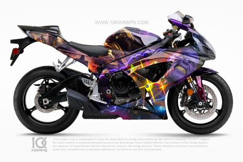 Marilyn Monroe Moto ITASHA Wrap MT-62 Made With Top 3M Vinyl