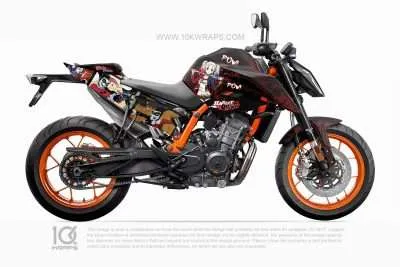 Custom Design Motorcycle Wraps Made With Top 3M Vinyl
