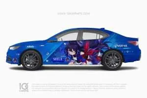 Custom Design Car Wrap Made With Top 3M Vinyl - 10KWRAPS