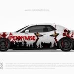 Pennywise Horror Car Wraps Made With Top 3MVinyl-10KWRAPS