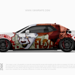 Pennywise Horror Car Wraps Made With Top 3MVinyl-10KWRAPS