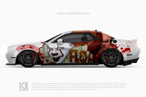 Pennywise Horror Car Wraps Made With Top 3MVinyl-10KWRAPS