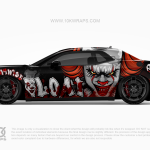 Pennywise Horror Car Wraps Made With Top 3MVinyl-10KWRAPS