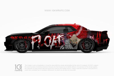 Pennywise Horror Car Wraps Made With Top 3MVinyl-10KWRAPS