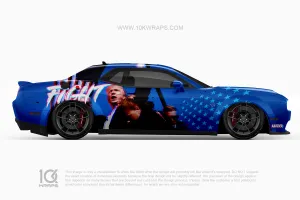 Trump kämpft Folierung Auto für Mitsubishi Evo X [TRUMPF-05] – Bild 2