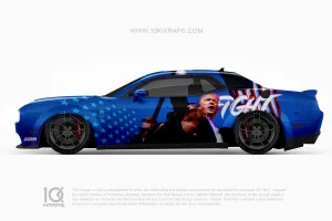 Trump kämpft Folierung Auto für Mitsubishi Evo X [TRUMPF-05]