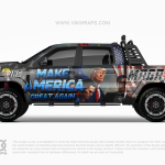 Trump kämpft Folierung Auto für Mazda RX7 [TRUMPF-01]