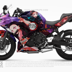 Custom Design Motorcycle Wraps Made With Top 3M Vinyl