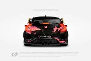 Demon Slayer Car Wraps 28 Made With Top 3M Vinyl-10KWRAPS
