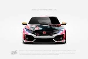 Demon Slayer Car Wraps 28 Made With Top 3M Vinyl-10KWRAPS