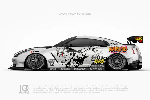 Naruto Anime Car Wraps 15 Made With Top 3M Vinyl - 10KWRAPS