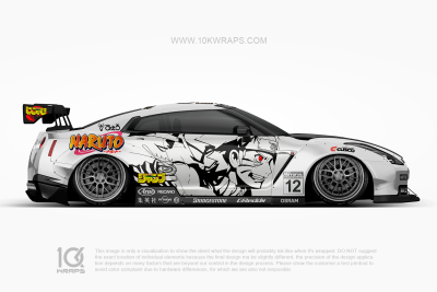 Naruto Anime Car Wraps 15 Made With Top 3M Vinyl - 10KWRAPS