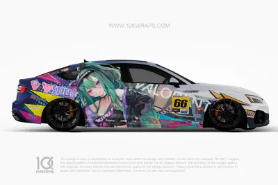 Akane Shinjo Car Wraps 01 Made With Top 3MVinyl - 10KWRAPS