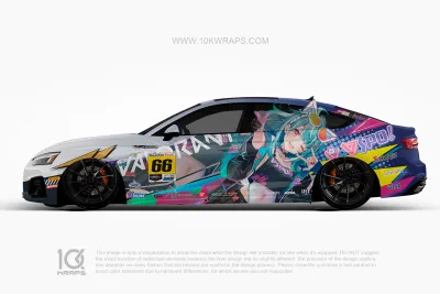 Akane Shinjo Car Wraps 01 Made With Top 3MVinyl - 10KWRAPS