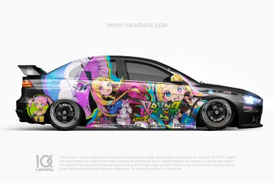 BanG Dream! Anime Car Wraps Made With Top 3M Top Vinyl