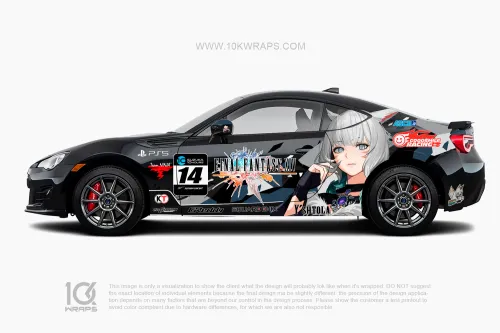 Wandering Witch Elaina Car Wraps 01 Made With Top 3M Vinyl