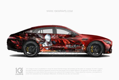 Genshin Impact Car Wraps 23 Made With Top 3MVinyl-10KWRAPS