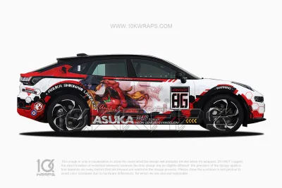 EVA Asuka Car Wraps 16 Made With Top 3M Vinyl - 10KWRAPS