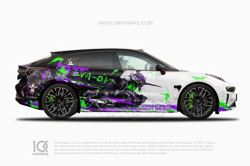 EVA Asuka Car Wraps 17 Made With Top 3M Vinyl - 10KWRAPS
