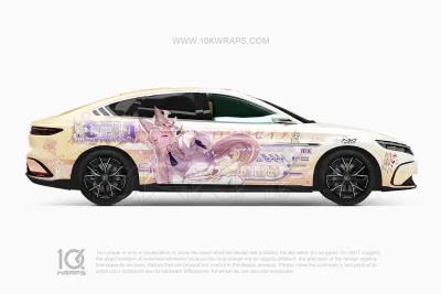 Blue Archive Anime Car Wraps 01 Made With Top 3M Vinyl