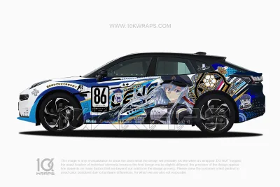 Demon Slayer Car Wraps 28 Made With Top 3M Vinyl-10KWRAPS