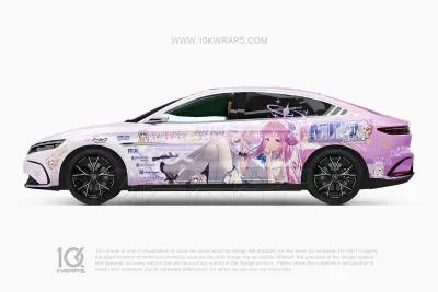 Blue Archive Anime Car Wraps 01 Made With Top 3M Vinyl