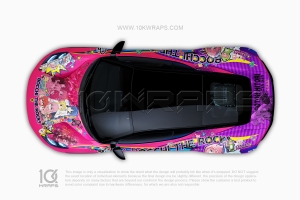 Bocchi der Fels! Anime Itasha Folierung Auto für Supra MK5 [BTR-01] – Bild 4