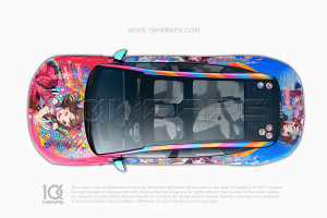 BanG Dream! Anime Car Wraps Made With Top 3M Top Vinyl