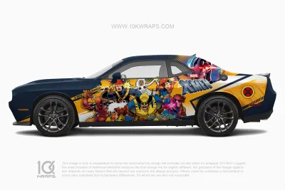 Wolverine X-Men Car Wraps Made With Top 3M Vinyl-10KWRAPS