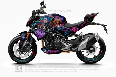 Venom Motorcycle Wraps Made With Top 3M Vinyl - 10KWRAPS