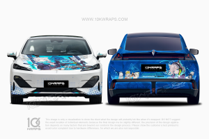 Honkai Impact 3rd Car Wraps Made With Top 3M Vinyl-10KWRAPS