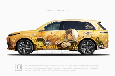 Genshin Impact Car Wraps 21 Made With Top 3MVinyl-10KWRAPS
