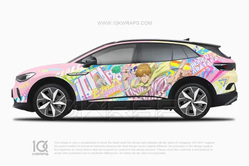 Shigeo Kageyama Mob Psycho 100 Anime Itasha Auto Folieren für Audi R8 [MP100-01]