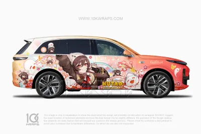 Genshin Impact Car Wraps 21 Made With Top 3MVinyl-10KWRAPS