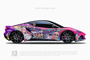 Bocchi der Fels! Anime Itasha Folierung Auto für Supra MK5 [BTR-01] – Bild 2